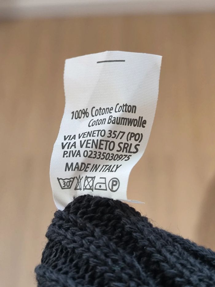 🖤🤍 Haut court en maille noir & blanc – NEUF 🤍🖤 - photo numéro 3