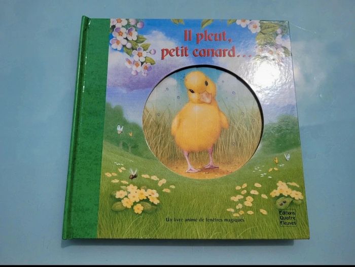 Superbe livre animé de fenêtres magiques, Il pleut petit canard.. Quatre fleuve - photo numéro 2