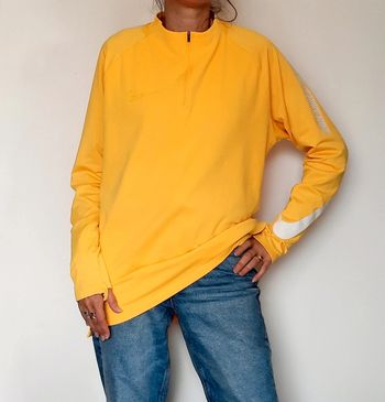 T-shirt quart de zip Nike homme dri-fit L jaune #lora11nike