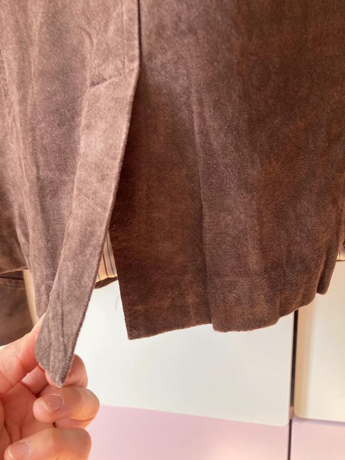 Veste en daim. Taille 40 - photo numéro 5