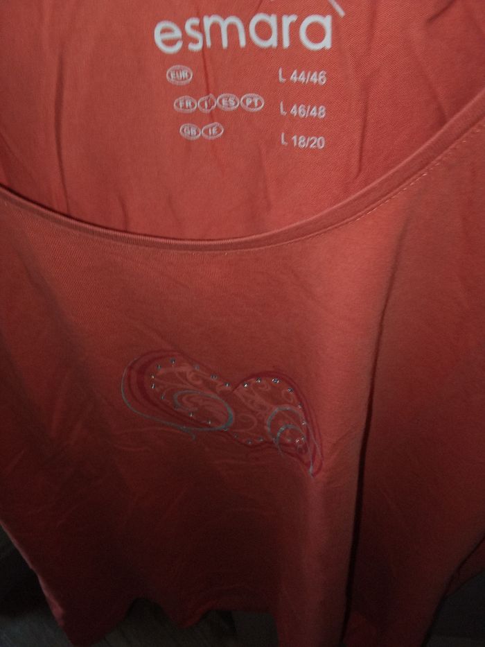 T-shirt  motif cœur