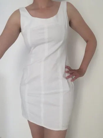 Robe moulante coton épais été H&M