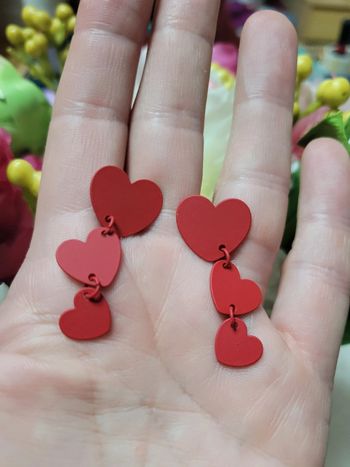 Clips 3 cœur rouge d amour