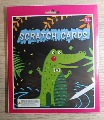 Cartes à gratter animaux de la jungle