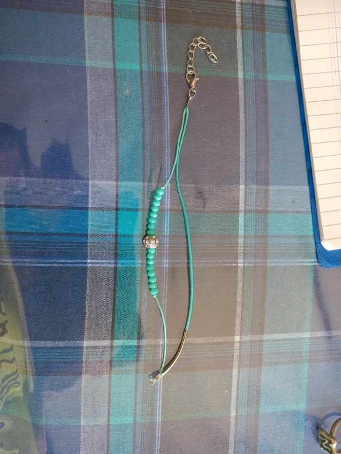 Bracelet turquoise argenté