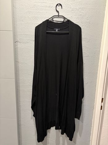 Gilet long noir  4XL 