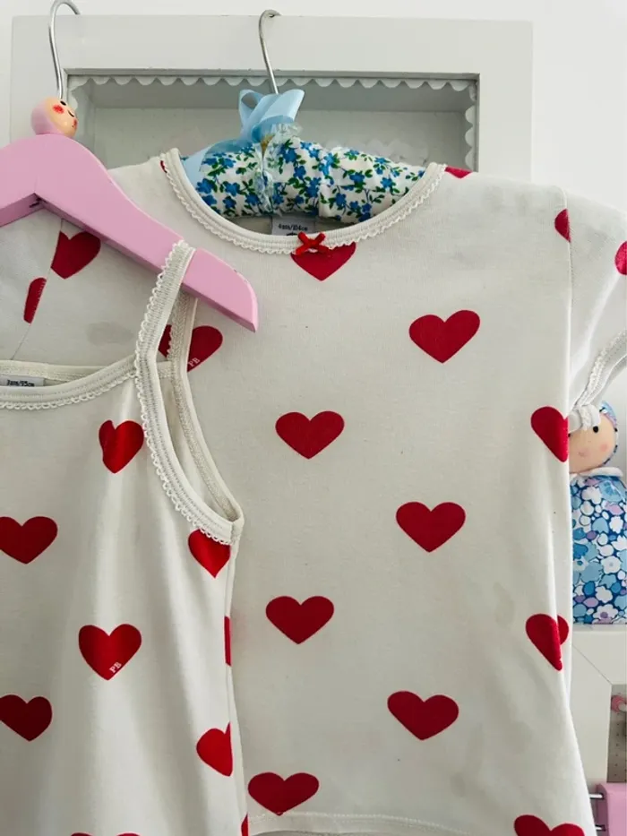 Pyjama deux pièces cœurs PB - photo numéro 3