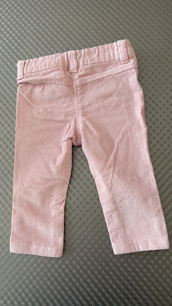 Pantalon rose strass 6 mois - photo numéro 3