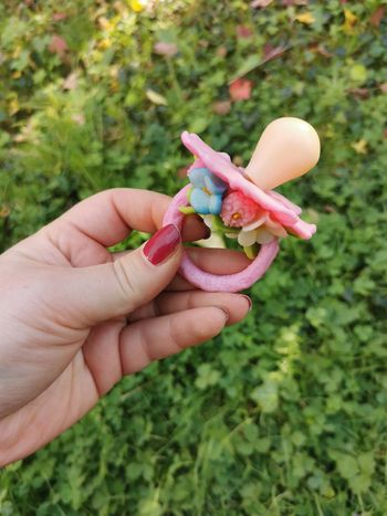 Tétine décorative en pate fimo fait main