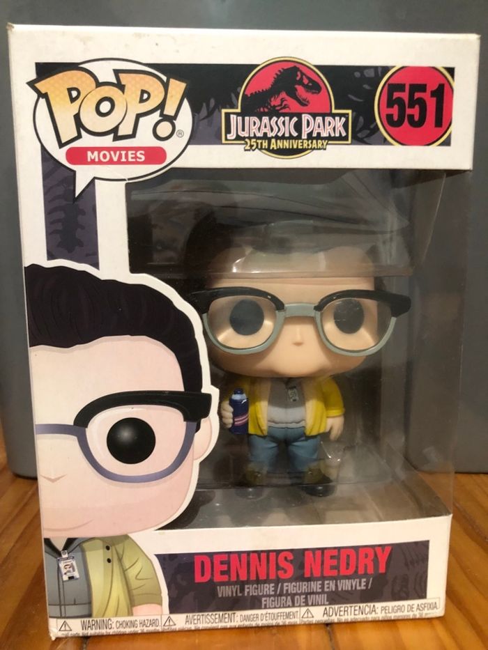 Pop Jurassic park Dennis Nedry 551