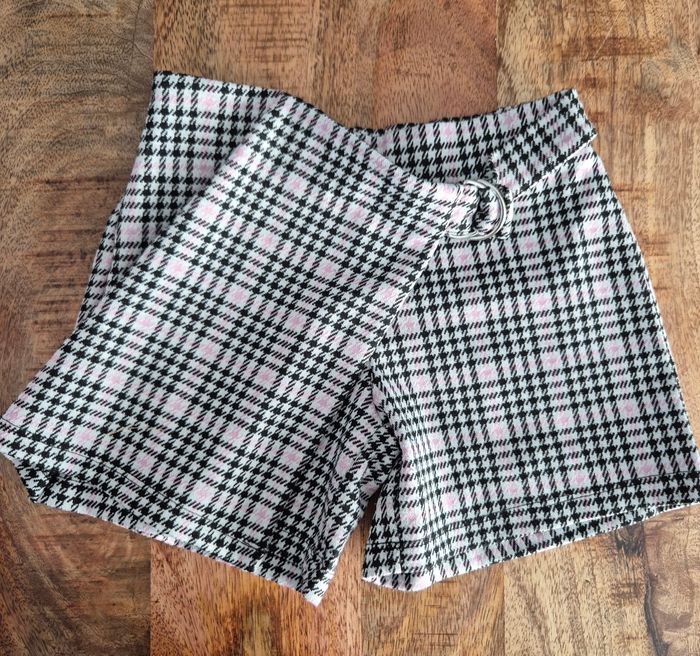 Short portefeuille 3 ans à carreaux