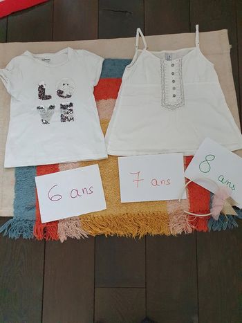lot de t shirt / débardeur