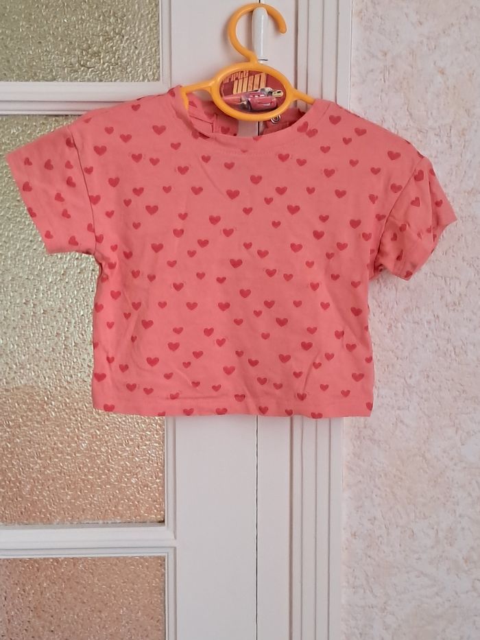 Tee-shirt MC fille 9 mois 71cm