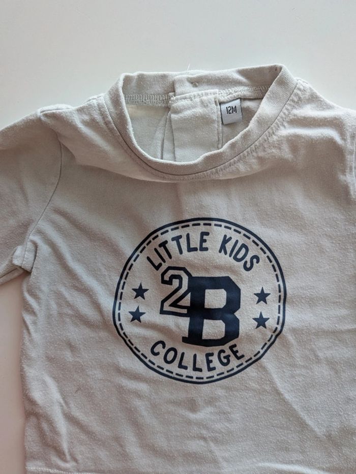 Tee-shirt 12 mois en don pour tout achat - photo numéro 3