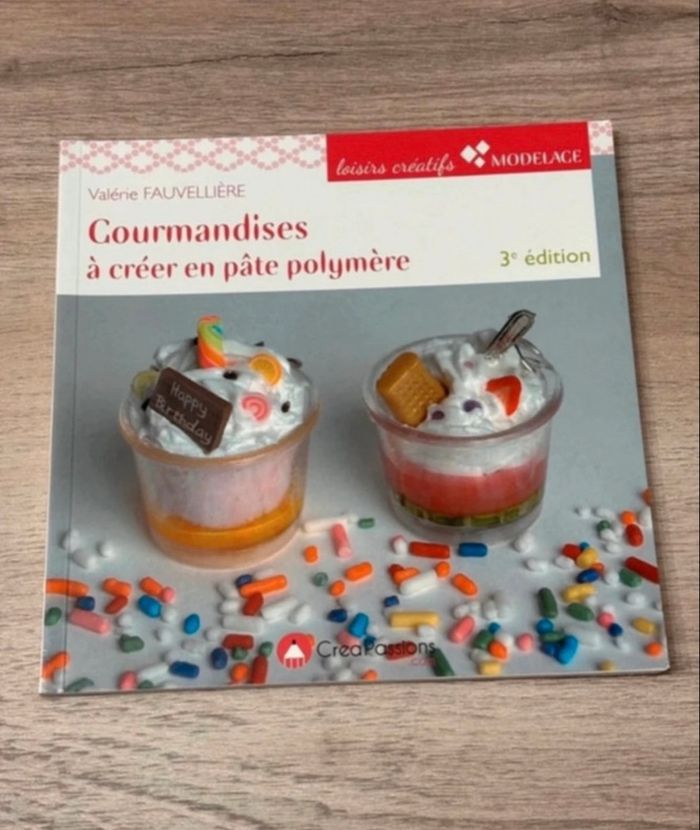 Livre « Gourmandises à créer en pâte polymère »