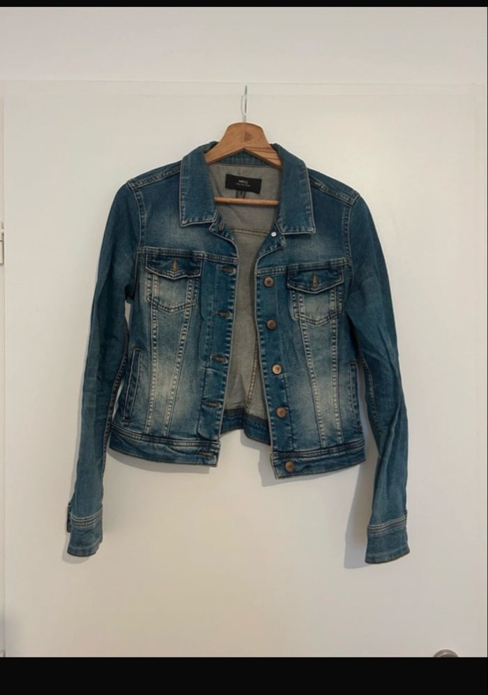 Veste en jean - marque Mango - taille XS - photo numéro 3