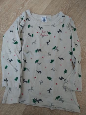 Maillot de corps thème Noël Petit bateau