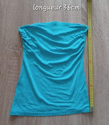 bustier turquoise xs