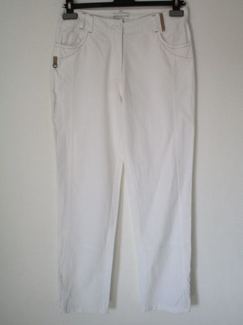 Pantalon blanc Mom Agathe & Louise 40 TBE