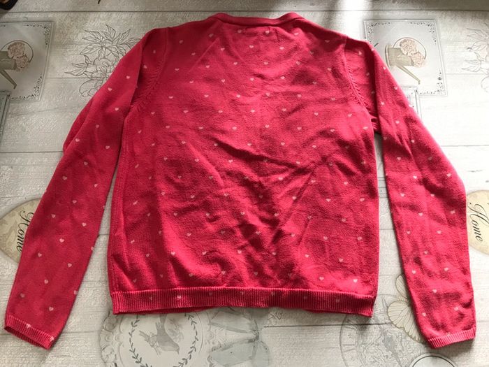 Veste petits cœur rose - photo numéro 2