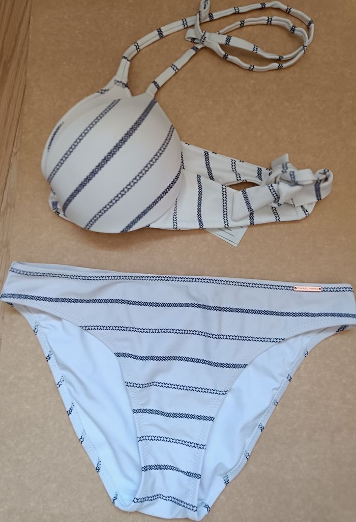 Maillot de bain banc bleu Ysabel Mora T.L (42) - photo numéro 6