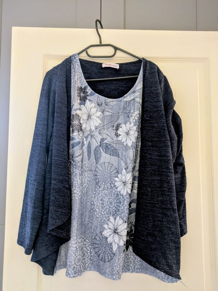 Tee-shirt avec gilet intégré Toscane