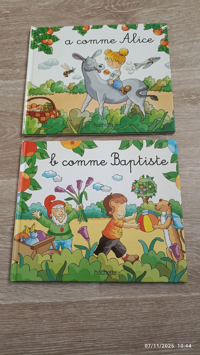 Livre alphabet a et b