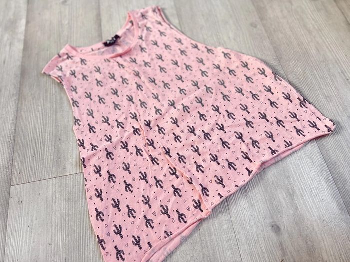 Débardeur rose avec cactus de chez jennyfer neuf - photo numéro 4