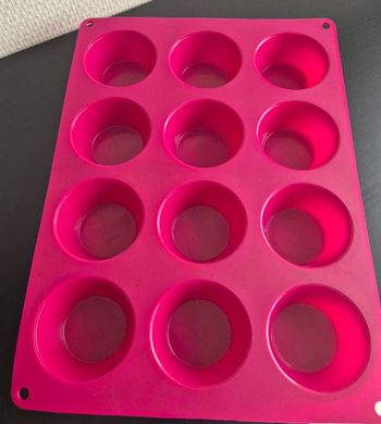 Moule silicone 12 muffins