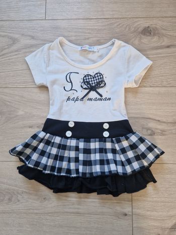 Robe bébé fille Chicaprie 12 mois