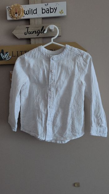 Chemise blanche 18 mois