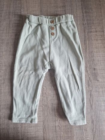 Pantalon leger + bretelles 18 mois