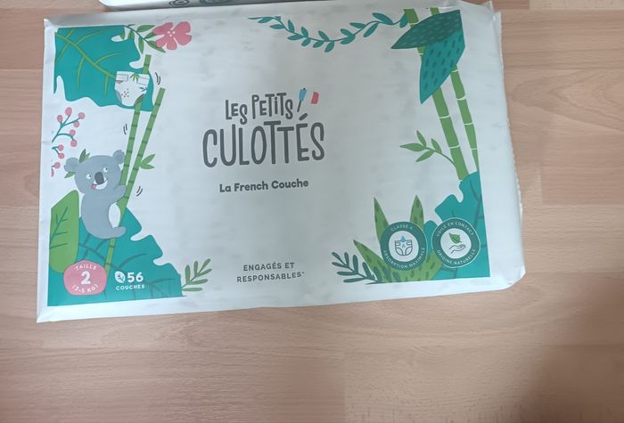 Baquet de couche taille 2 les petits culottés 56 couches