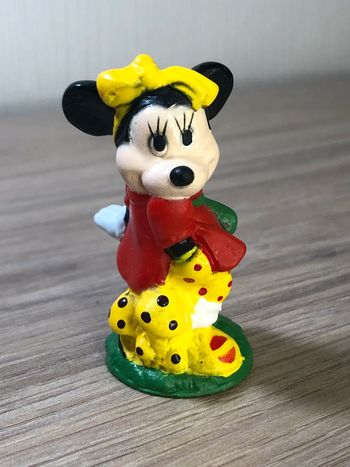 Figurine jouet vintage walt disney Minnie 1986 vinyl