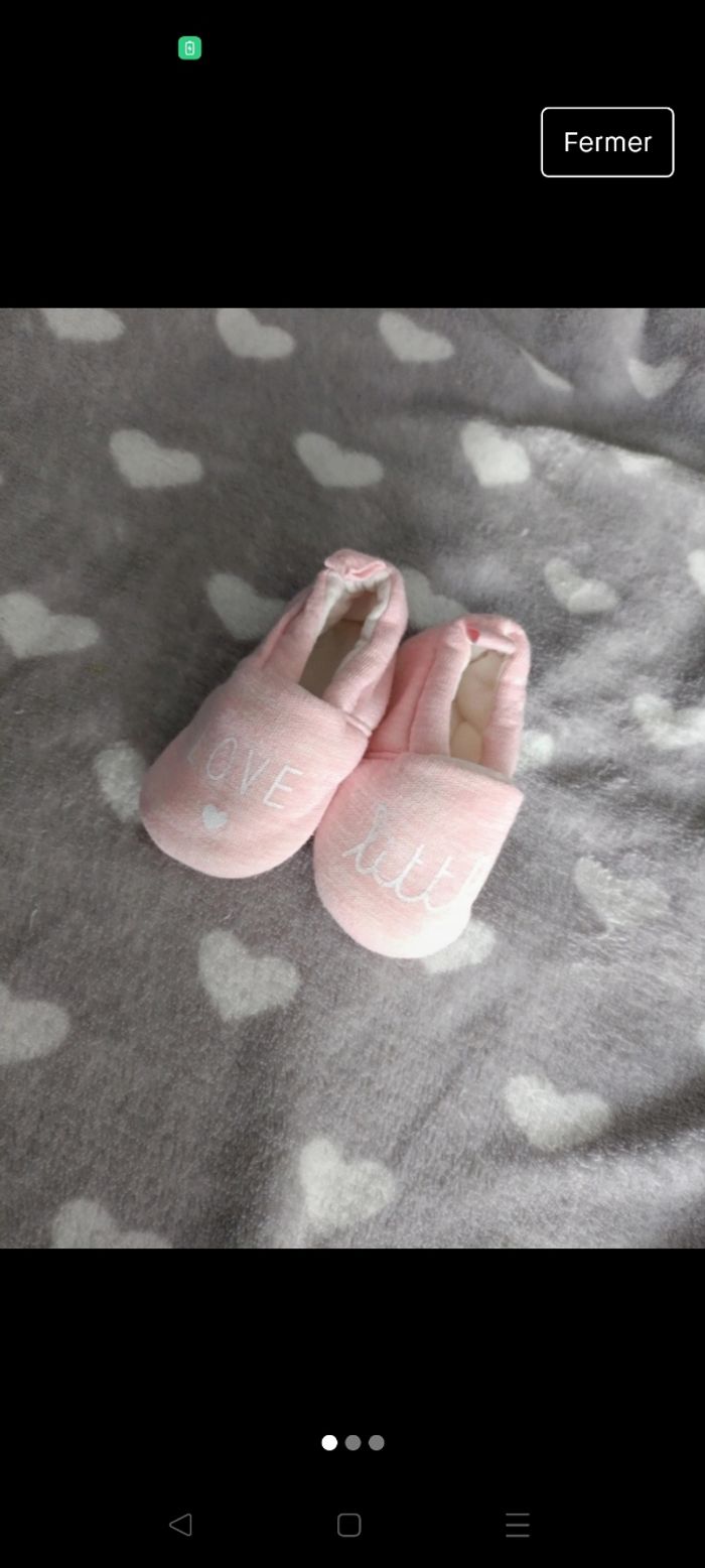 Chausson bébé 0/3mois