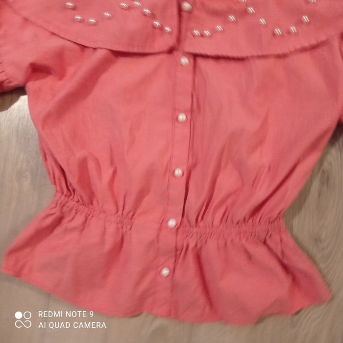 Top corail à perles t36/38 - photo numéro 3