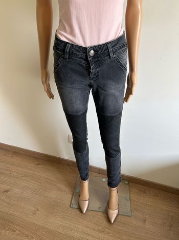 Jean noir avec simili cuir Freeman T.Porter taille 29 TBE