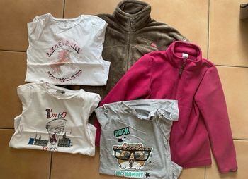 Lot vêtements fille 8 ans 