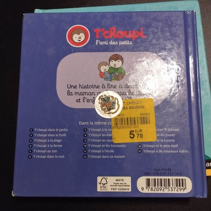 Livres Nathan enfants T'choupi une histoire a deux voix lot de 5 - photo numéro 6