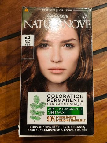 Naturanove Coloration sans ammoniaque 6.3 blond foncé doré
