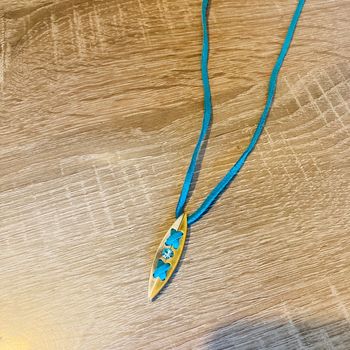 Collier vintage | bleu 🌿