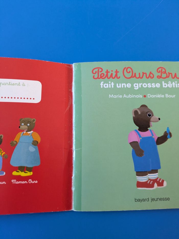 3 livres souples Petit ours Brun - photo numéro 2
