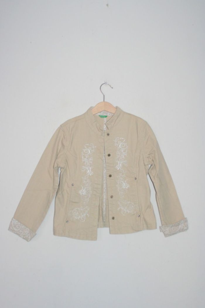 Veste Benetton beige 7/8 ans