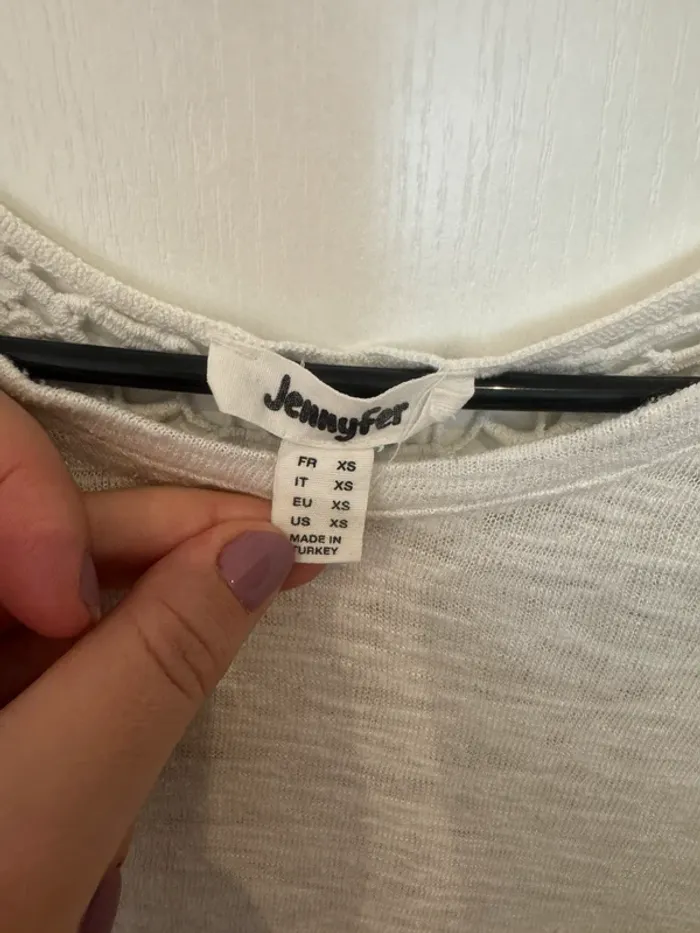 T-shirt maille dos dentelle - photo numéro 5