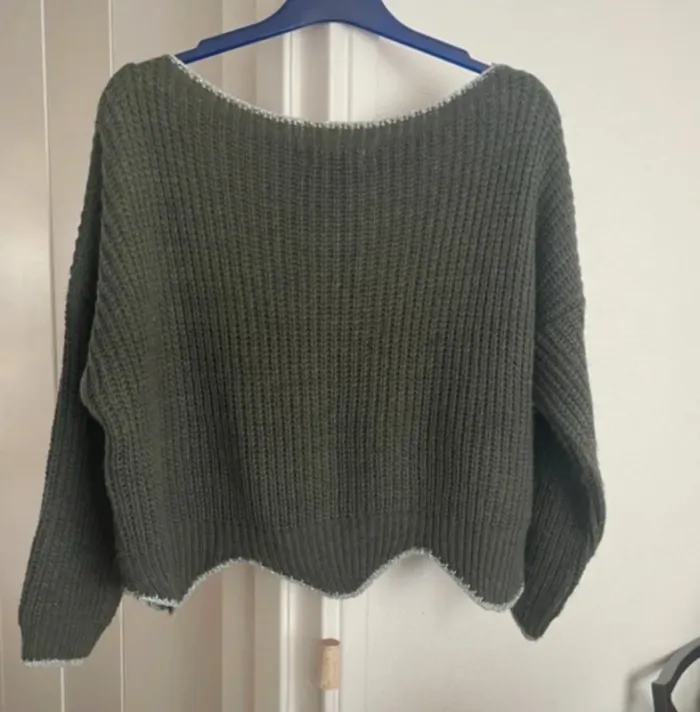 Pull court contenant de laine Nina Kendoza - photo numéro 5