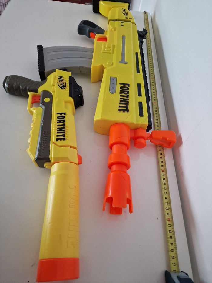 2 pistolets fortnite nerf - photo numéro 2