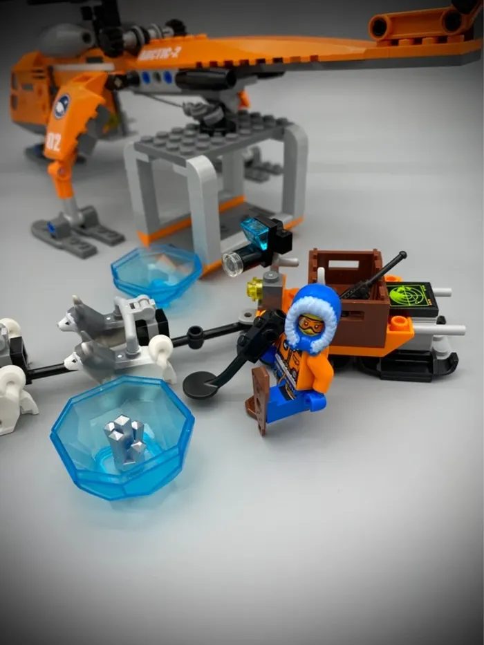 LEGO City 60034 - Arctic Helicrane - Complet avec Notice - photo numéro 2