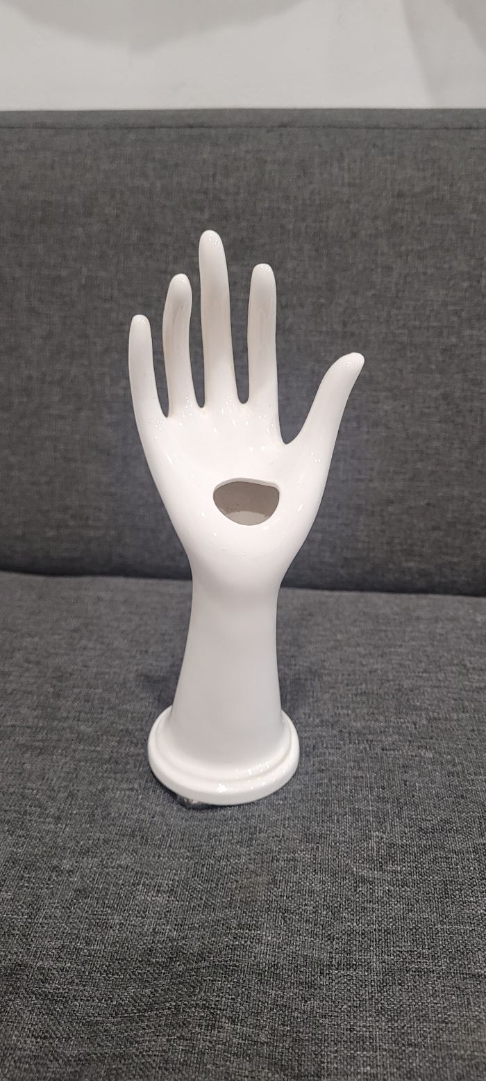 Main baguier et soliflore vintage