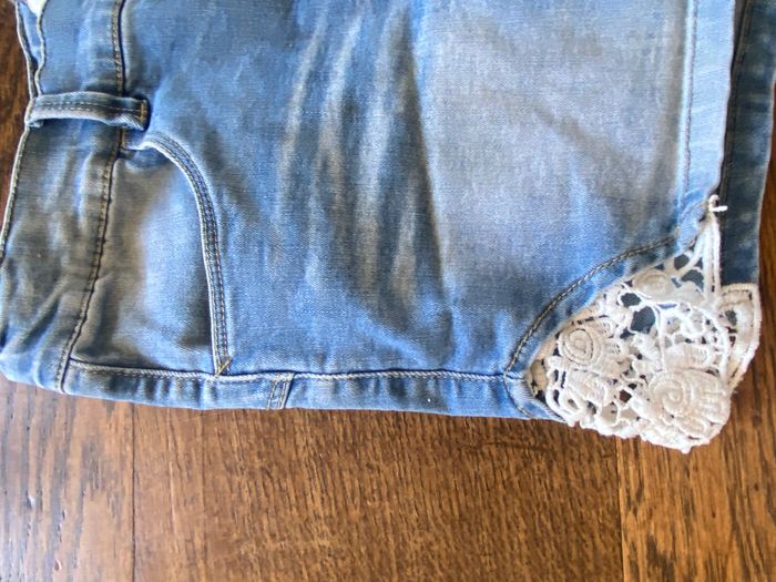 Short jean et dentelle 14 ans - photo numéro 2
