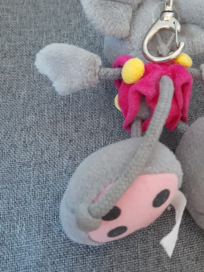 Peluche / doudou Diddl porte clés souris grise - photo numéro 12